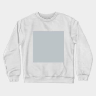 Solid Platinum Light Gray Monochrome Minimal Design Crewneck Sweatshirt